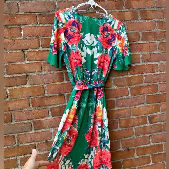Lulus Still in Paradise Green Floral Maxi Dress - Picture 4 of 8